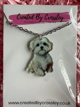 Load image into Gallery viewer, White Dog Charm Necklace
