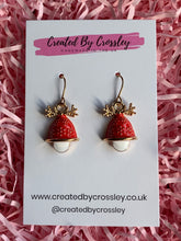 Load image into Gallery viewer, Christmas Bell Charm Earrings
