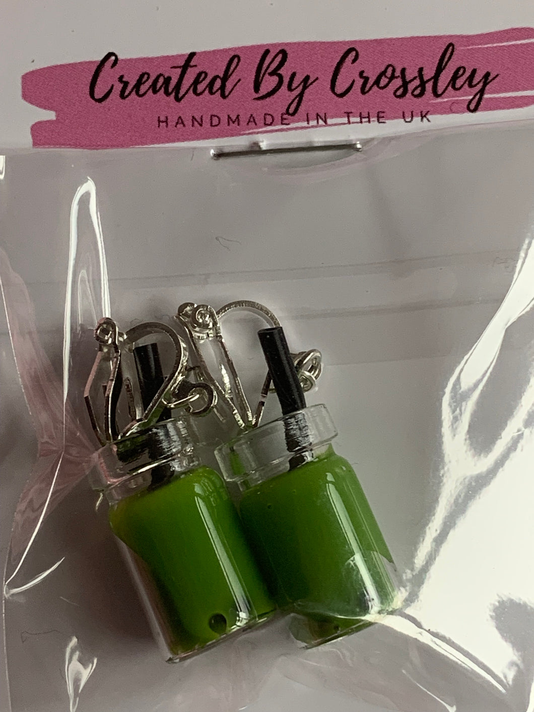 Bubble Tea Clip On Earrings