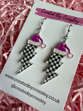 Load image into Gallery viewer, Festive Lightning Charm Earrings
