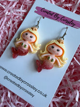 Load image into Gallery viewer, Mermaid Charm Earrings
