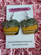 Load image into Gallery viewer, Sleepy Cat Charm Earrings
