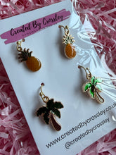 Load image into Gallery viewer, Pineapple Tree Earring Duo
