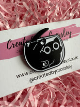 Load image into Gallery viewer, Bowl Cat Pin Badge

