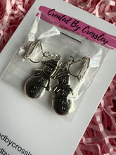 Load image into Gallery viewer, Snowman Clip On Earrings
