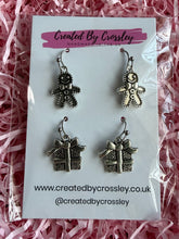 Load image into Gallery viewer, Gingerbread Gift Earring Duo
