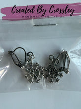 Load image into Gallery viewer, Mini Snowflake Clip On Earrings
