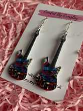 Load image into Gallery viewer, Guitar Charm Earrings
