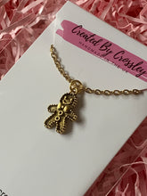 Load image into Gallery viewer, Gingerbread Man Charm Necklace
