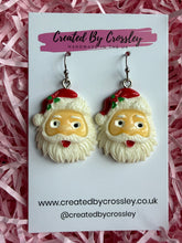 Load image into Gallery viewer, Chunky Santa Charm Earrings
