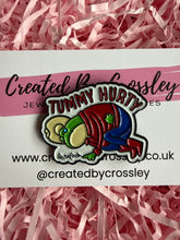 Load image into Gallery viewer, “Tummy Hurty” Frog Pin Badge
