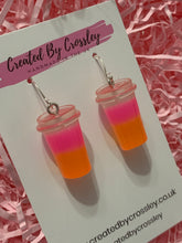 Load image into Gallery viewer, Two Tone Fruit Drink Charm Earrings
