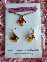 Load image into Gallery viewer, Mushroom Jewellery Set
