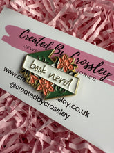 Load image into Gallery viewer, Book Nerd Reading Pin Badge

