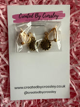 Load image into Gallery viewer, Mini Sunflower Clip On Earrings
