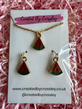 Load image into Gallery viewer, Watermelon Jewellery Set
