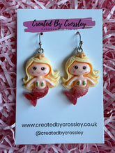 Load image into Gallery viewer, Mermaid Charm Earrings

