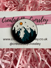 Load image into Gallery viewer, Mountain Forest Pin Badge
