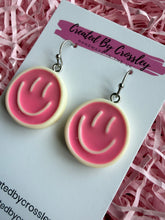 Load image into Gallery viewer, Happy Face Charm Earrings

