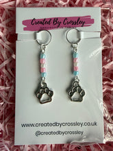 Load image into Gallery viewer, Paw Print Hearing Aid Charms
