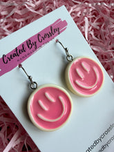 Load image into Gallery viewer, Happy Face Charm Earrings
