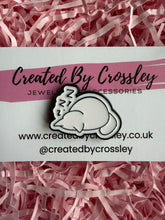 Load image into Gallery viewer, Sleepy Cat Pin Badge
