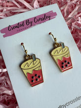 Load image into Gallery viewer, Bubble Tea Charm Earrings
