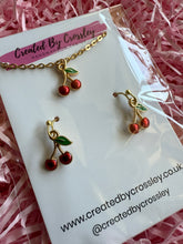 Load image into Gallery viewer, Cherry Jewellery Set
