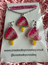 Load image into Gallery viewer, Watermelon Lolly Jewellery Set
