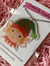 Load image into Gallery viewer, Large Elf Charm Necklace
