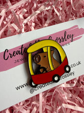 Load image into Gallery viewer, Car Capybara Pin Badge
