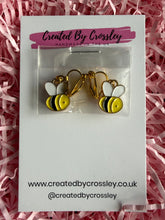 Load image into Gallery viewer, Bee Clip On Earrings
