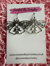Load image into Gallery viewer, Celestial Moth Charm Earrings
