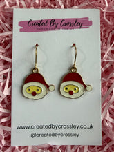 Load image into Gallery viewer, Santa Claus Charm Earrings
