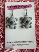Load image into Gallery viewer, Koala Charm Earrings
