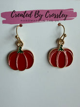 Load image into Gallery viewer, Pumpkin Charm Earrings
