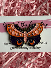 Load image into Gallery viewer, Moon Butterfly Pin Badge
