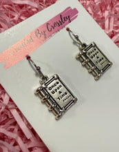 Load image into Gallery viewer, Book Charm Earrings
