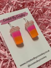 Load image into Gallery viewer, Two Tone Fruit Drink Charm Earrings
