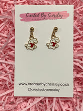 Load image into Gallery viewer, Heart Rabbit Charm Earrings
