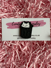 Load image into Gallery viewer, Bin Cat Pin Badge
