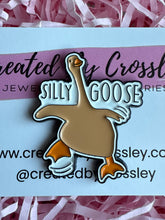 Load image into Gallery viewer, Silly Goose Pin Badge
