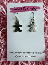Load image into Gallery viewer, Gingerbread Man Charm Earrings
