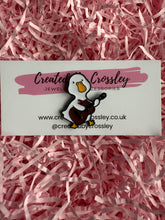 Load image into Gallery viewer, Guitar Duck Pin Badge

