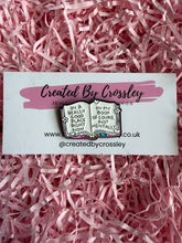 Load image into Gallery viewer, Funny Book Pin Badge
