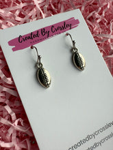 Load image into Gallery viewer, Rugby Ball Charm Earrings
