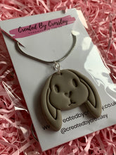 Load image into Gallery viewer, Rabbit Clay Earrings and Necklace
