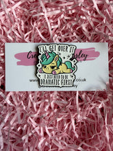 Load image into Gallery viewer, Dramatic Unicorn Pin Badge
