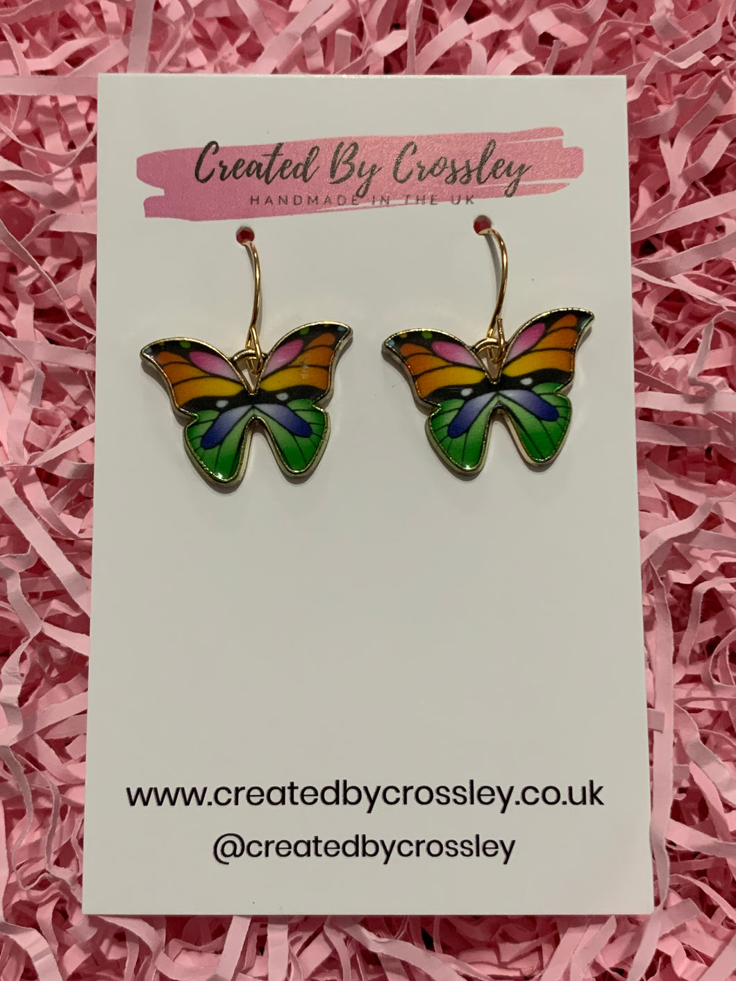 Butterfly Charm Earrings