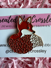 Load image into Gallery viewer, Fox Pin Badge
